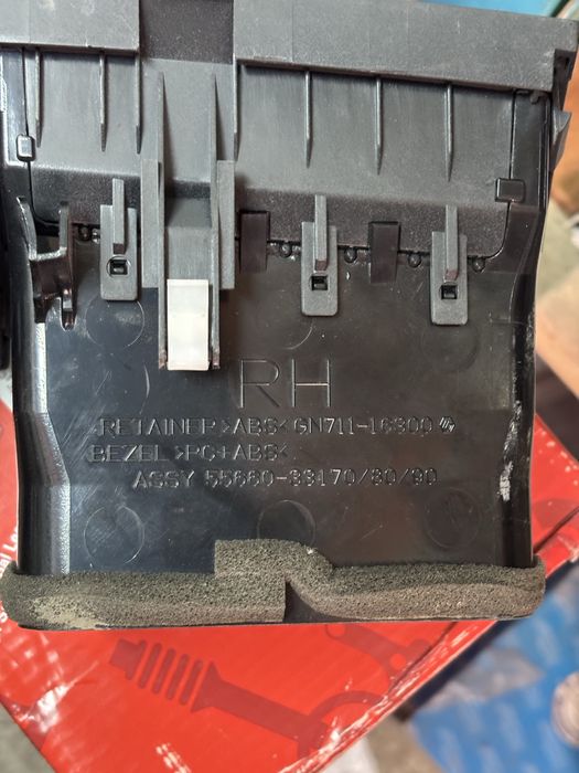 Воздуховод печки камри 45