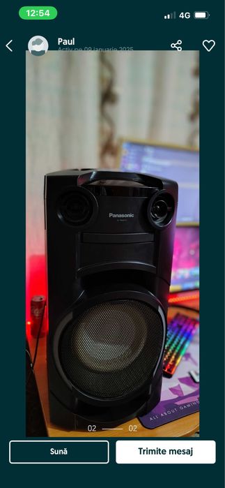 Vand boxa panasonic