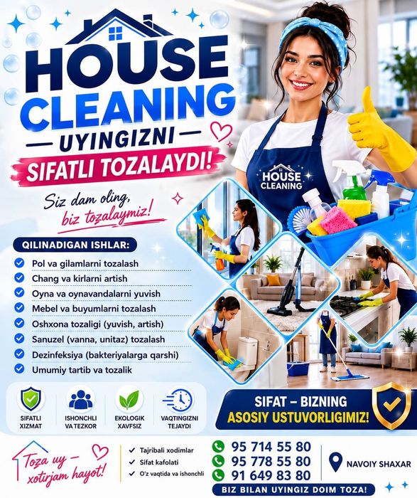 House Cleaning Navoiy