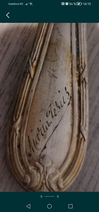 Set de 72 tacâmuri Platineta anii 60 alpaca argintata