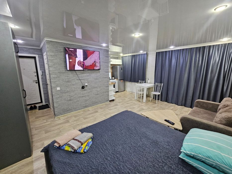 1-комнатна, 2часа5000,посуточно13000,ночь 10000