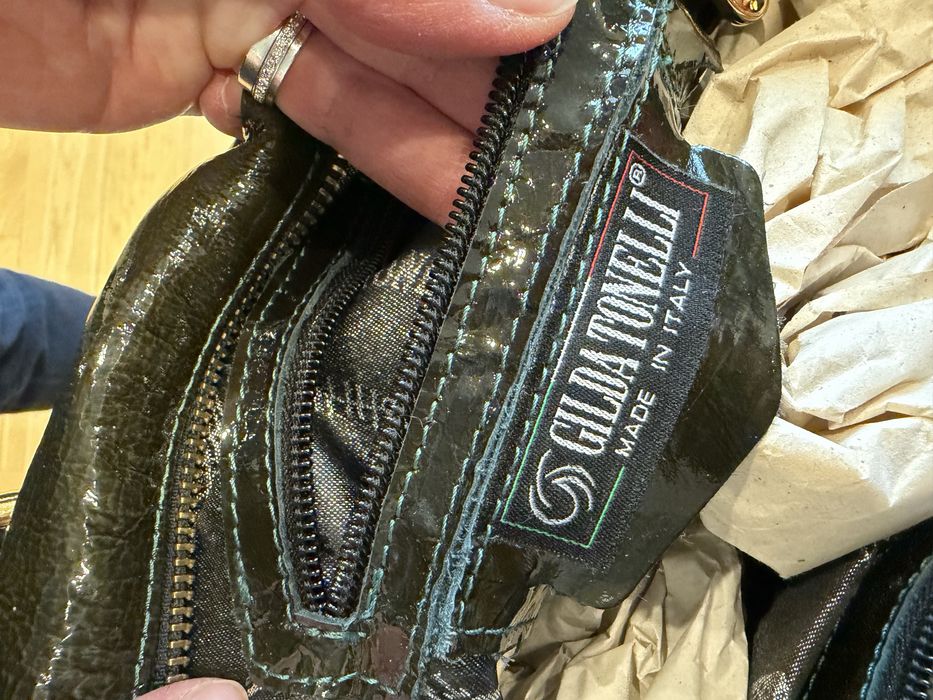 Geanta mare din piele naturala Gilda Tonelli Made in Italy, eleganta