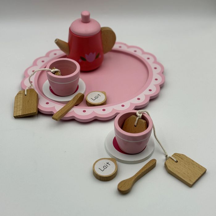 Чайный набор детский деревянный игрушечный