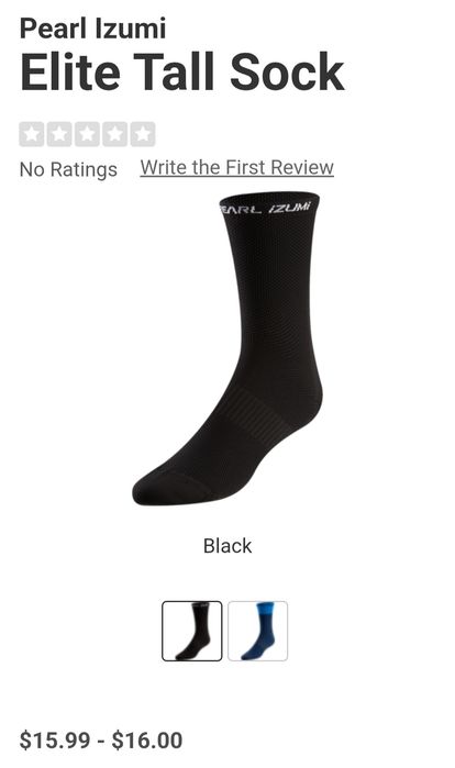 Нови чорапи Pearl Izumi elite socks XL, 44+