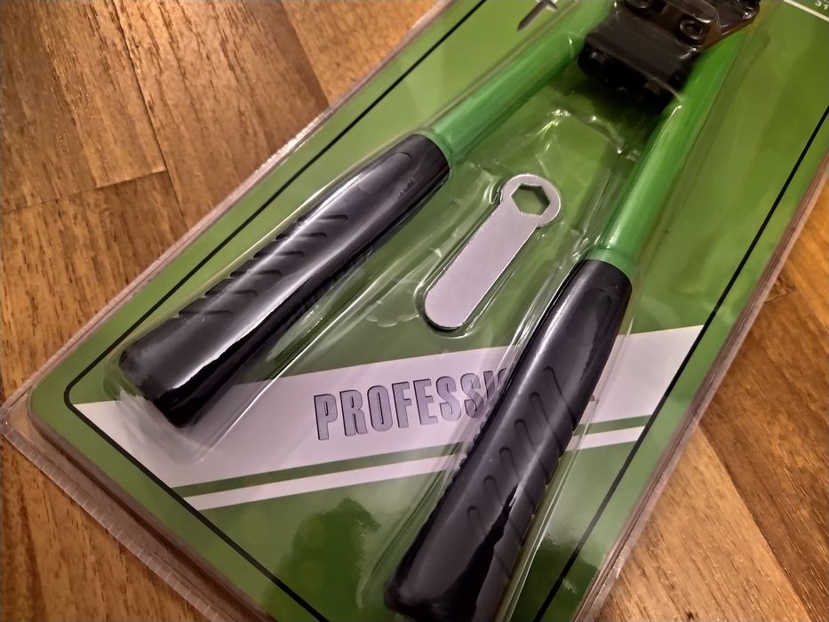 Aparat de nituit,  cleste nituri, 2 brate, verde, 310mm