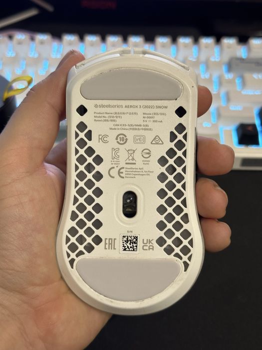 Steelseries aerox 3 2022 (белая)