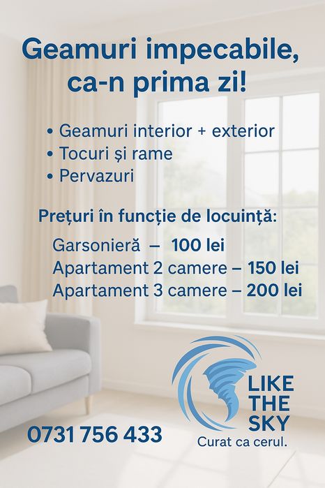 Firma curățenie Hunedoara – Like the Sky | Locuințe, birouri, ...
