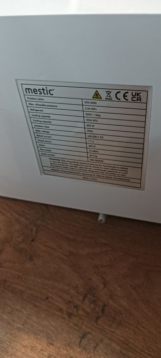 Aer condiționat portabil mestic spa 3000 rulota autorulota  portabil