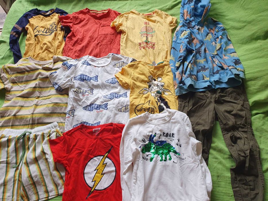 Детски дрехи - сетове по 5 евро 116,128,134 см
