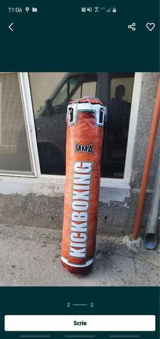 Sac de box 150 x 35 cm orange