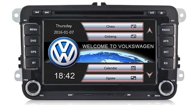 Vând Navigație auto pentru VW Golf 5,6; Passat B6,B7, CC, etc.7 " Inch
