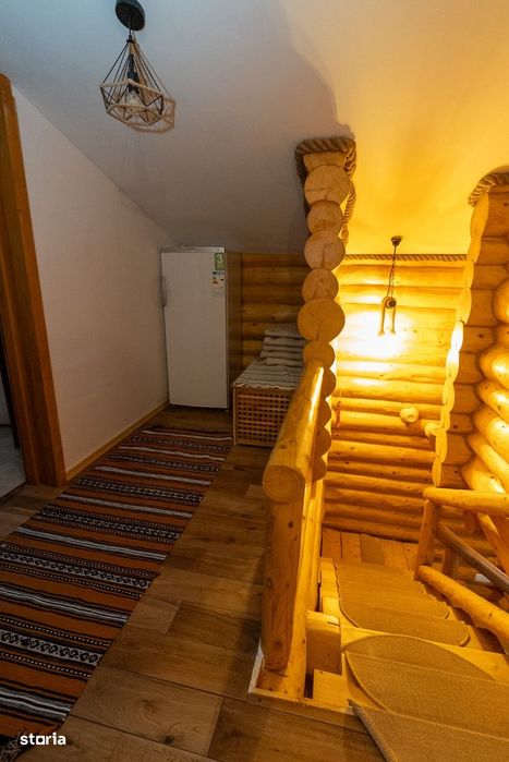 Casă premium din buștean,construită cu responsabilitate – 980 mp teren