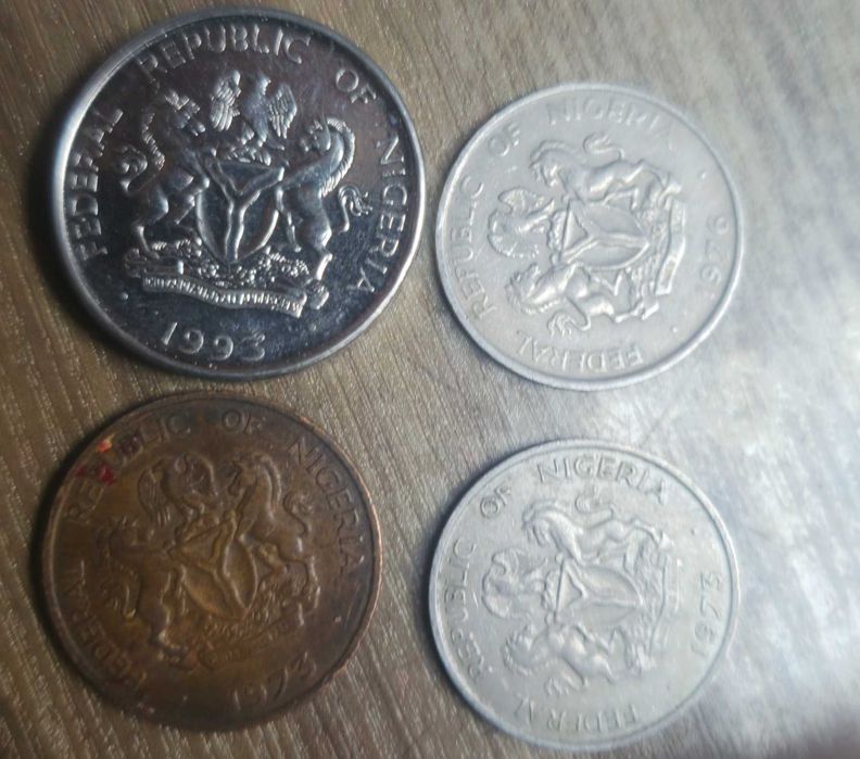 монети Нигерия 4 бр