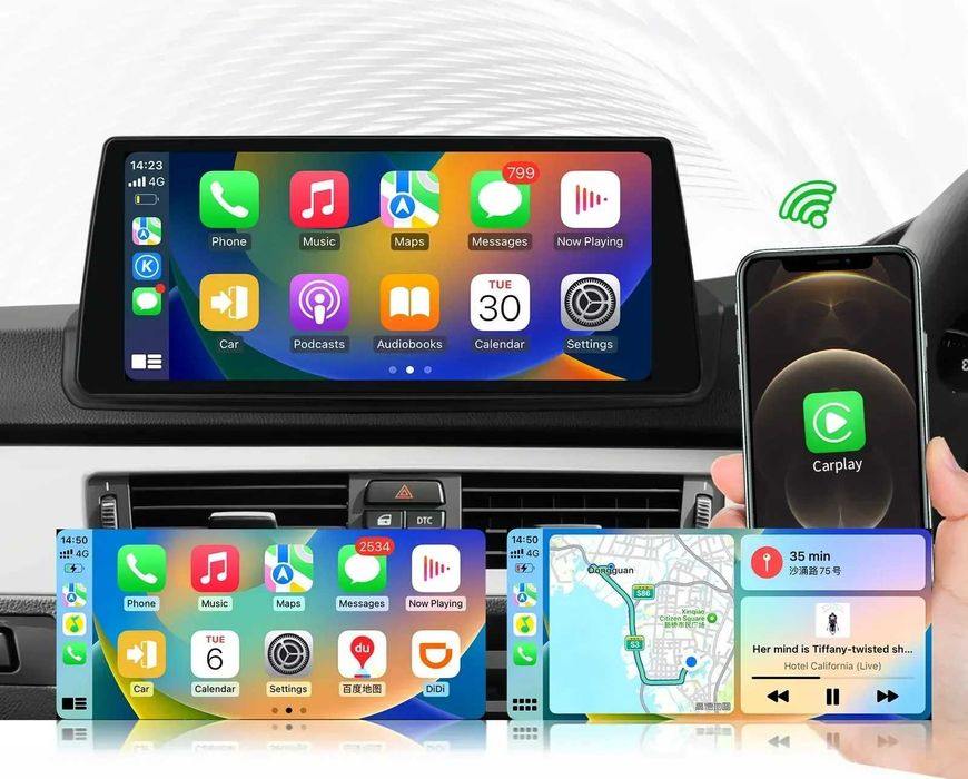 Мултимедия Android 14 за BMW 3 E90 E91 92 93 (05-13г) CARPLAY