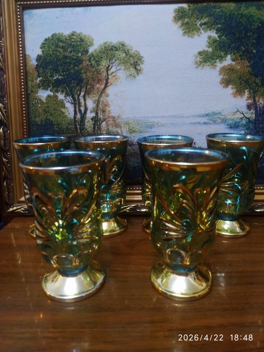 Богемия фужеры 6 штук