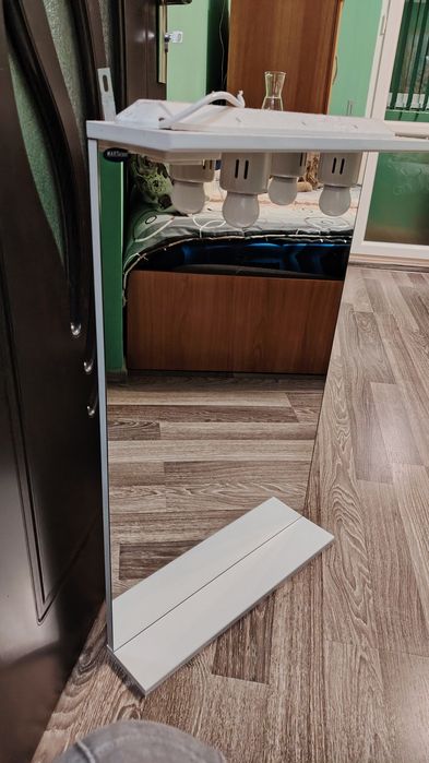 Oglinda baie cu 2 spoturi