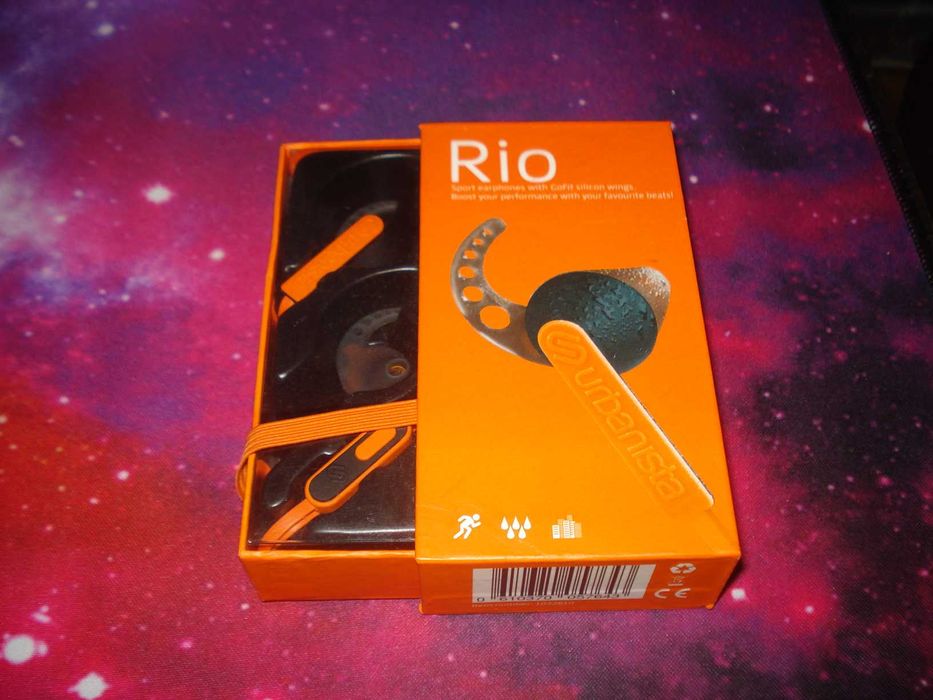 casti rio urbanista handsfree cu buton apel mufa jack rezistente sport