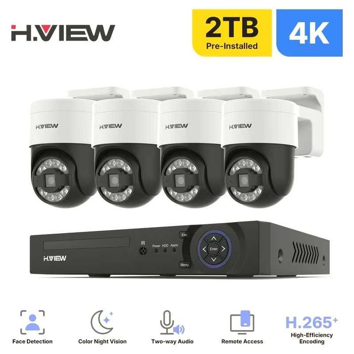 Система за видеонаблюдение 4K 8MP камери NVR