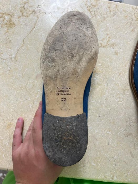 Pantofi barbati albastri