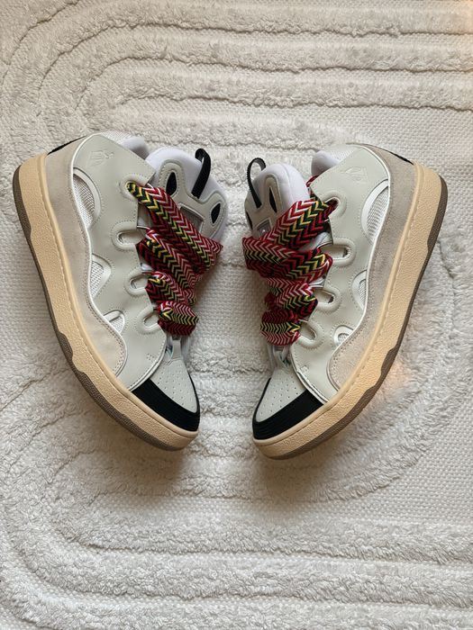 Lanvin Curb White Sneakers