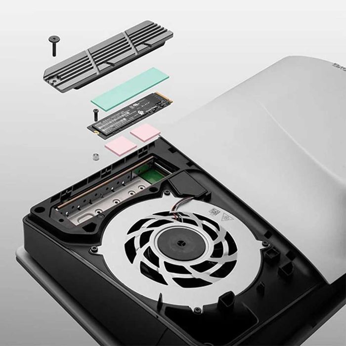 Радиатор для nvme ssd на PS5, PS5 slim, PS5 pro.