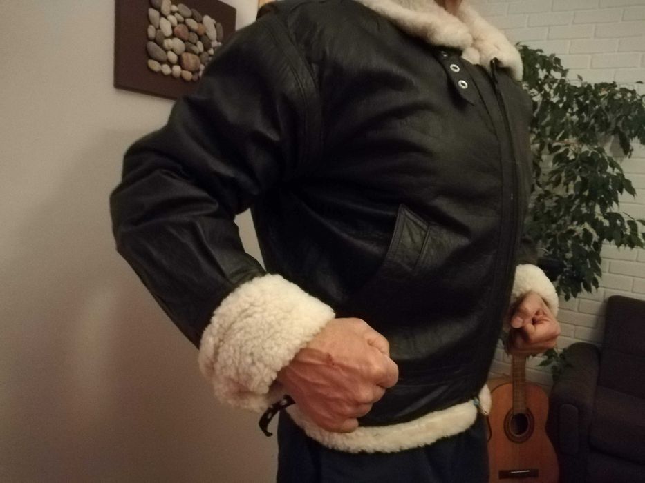 Кожено яке пилотско естествена кожа номер,54