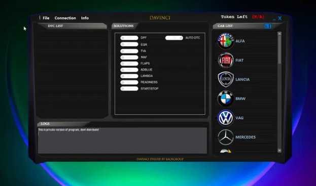 DaVinci Deluxe 1 0 37 - ECU Remap egr dpf scr flaps start stop lambda maf etc