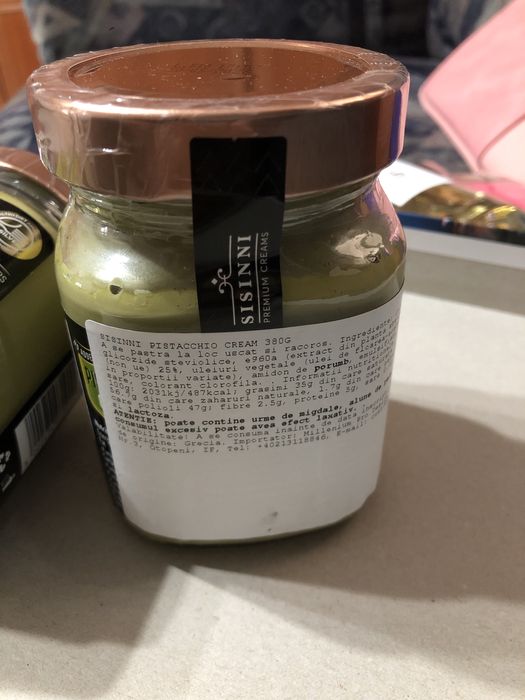 Crema de fistic Sisinni Grecia 380g sigilata