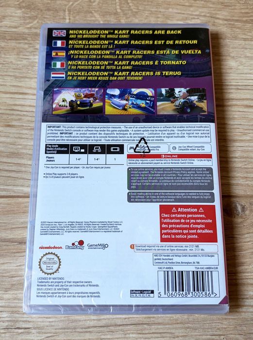 Nickelodeon Kart Racers 2: Grand Prix [Код в кутия] Switch