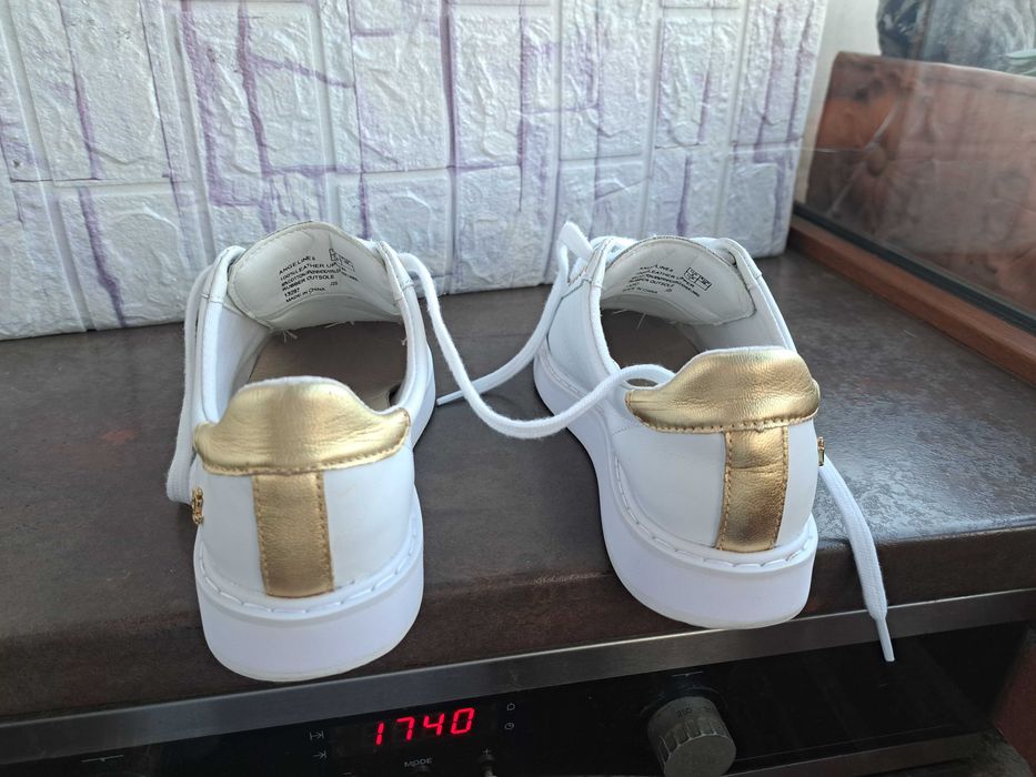 дамски обувки,кецове,маратонки,ном38,Ralph Lauren,сникърс кожени