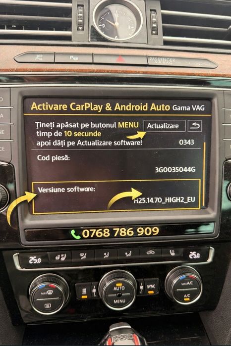 Activare Apple CarPlay / Android Auto / MirrorLink – Volkswagen, Skoda, Seat, Audi, Porsche