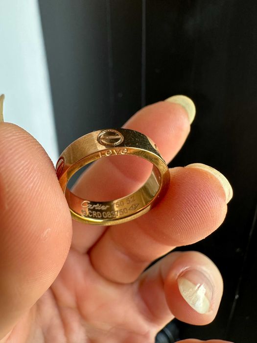 Inel Love Cartier rose 5