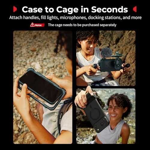 Магнитен калъф SMALLRIG FilMov iPhone 17 Pro за гимбъл DJI Айфон кейс