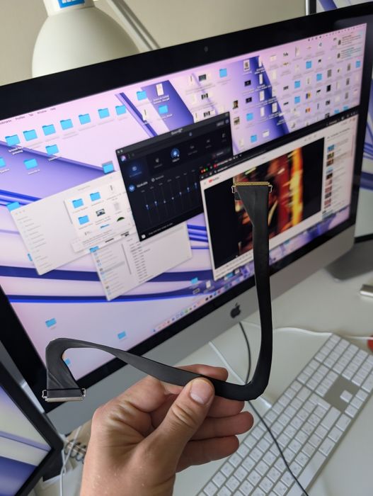 Motherboard IMac 27 2015 defect + bloc de alimentare + flex ecran și altele