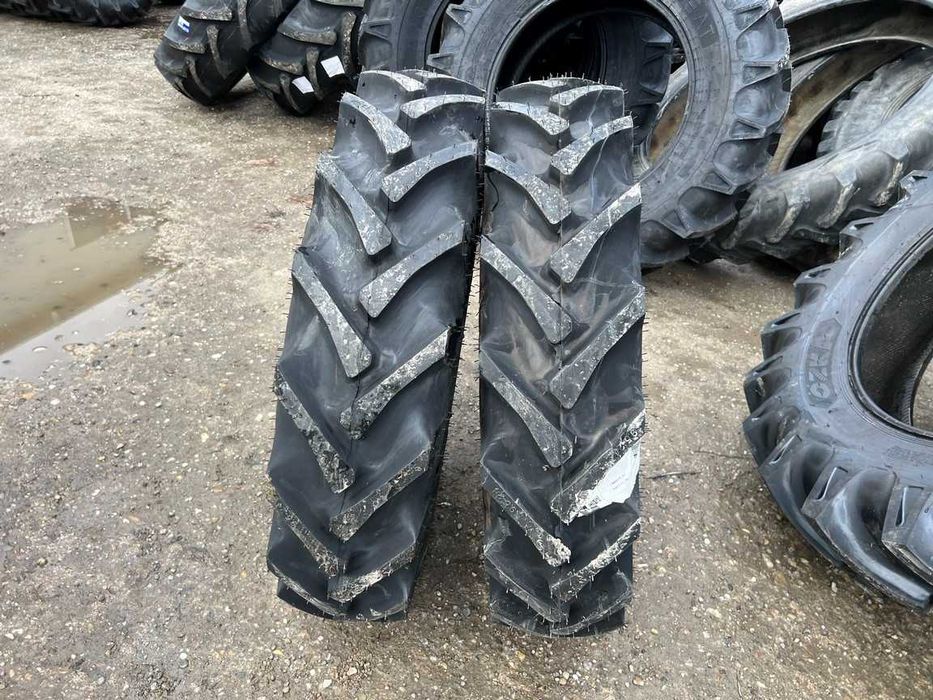 Cauciucuri noi 9.5-24 cu 8 pliuri pentru tractor fata