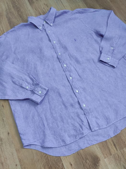 Cămașă Polo Ralph Lauren din in mărimea XXL