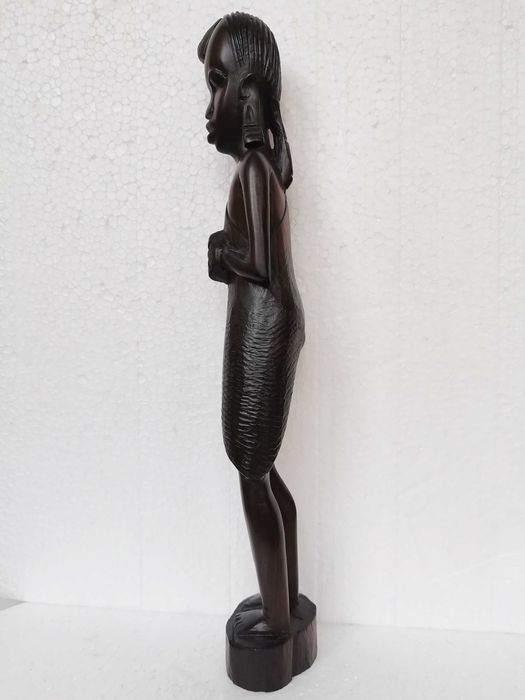 Statueta Masai tribala unicat lucrata manual arta africana colectie