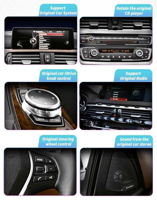Мултимедия Android 14 за BMW 3 E90 E91 92 93 (05-13г) CARPLAY