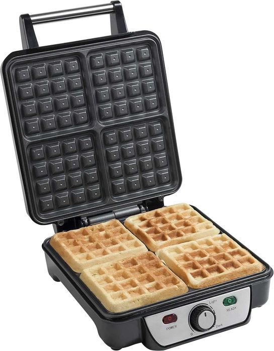 Гофретник Bestron 1100W голям за 4 гофрети