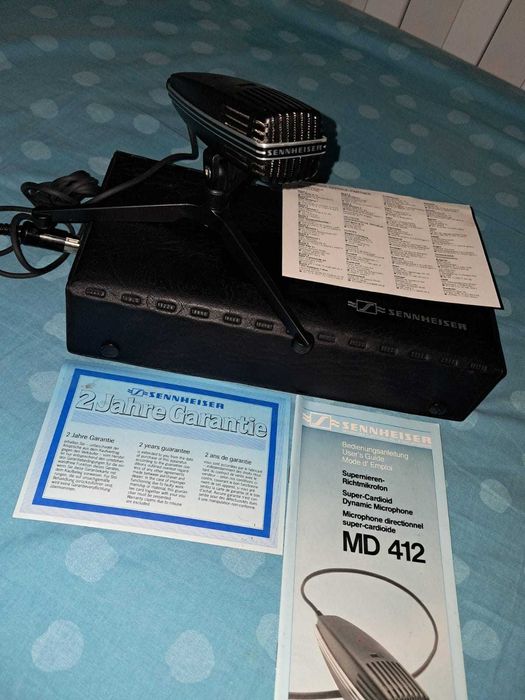 Microfon 1970-1980 sennheiser md 412