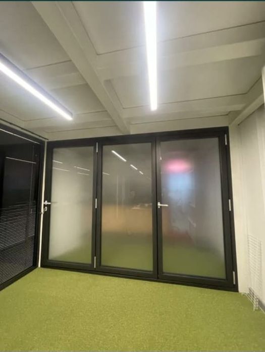 Тонировка окон перегородки