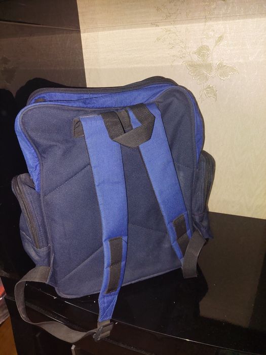 Портфель синий на молнии