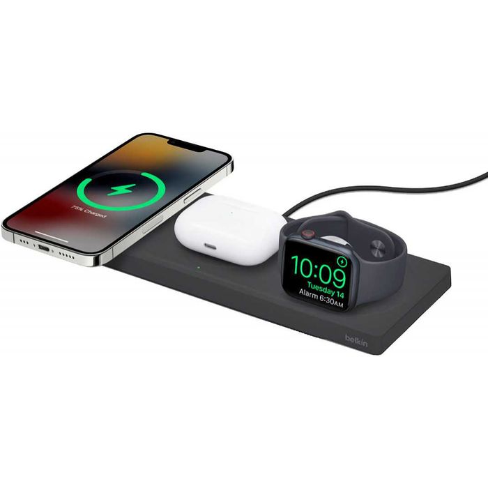 Belkin BoostCharge Pro 3-in-1 Wireless Charging Pad MagSafe