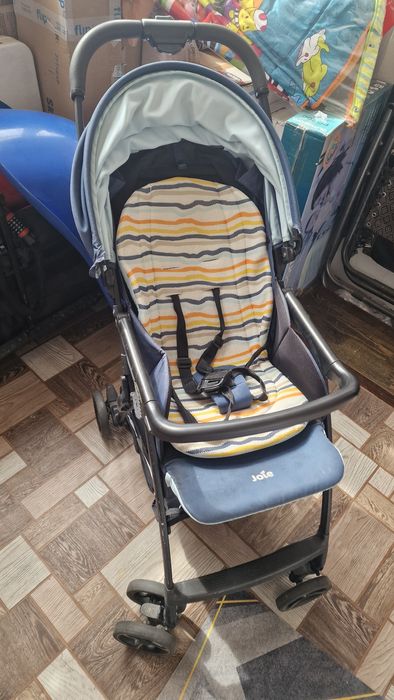 Коляска детская Joie синий