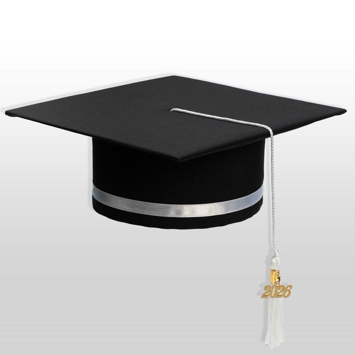Toca, Esarfa si Cocarda, Set Nepersonalizat, Alb, Liceu, Facultate
