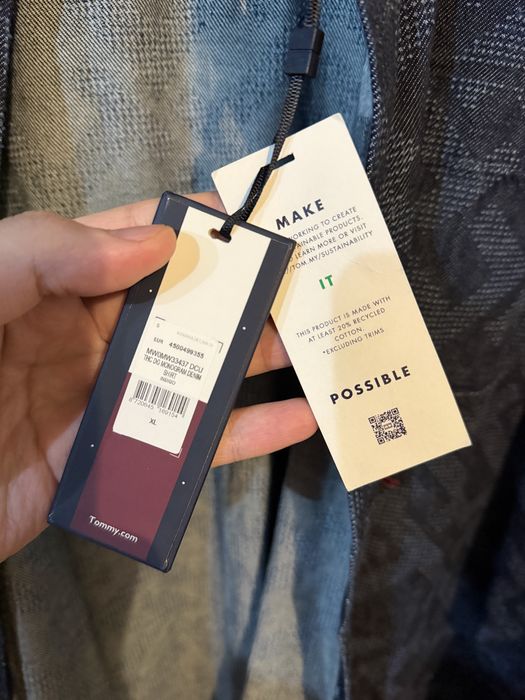 Новая рубашка Tommy Hilfiger monogram XL