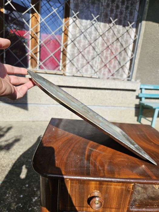 Стар бронзов поднос