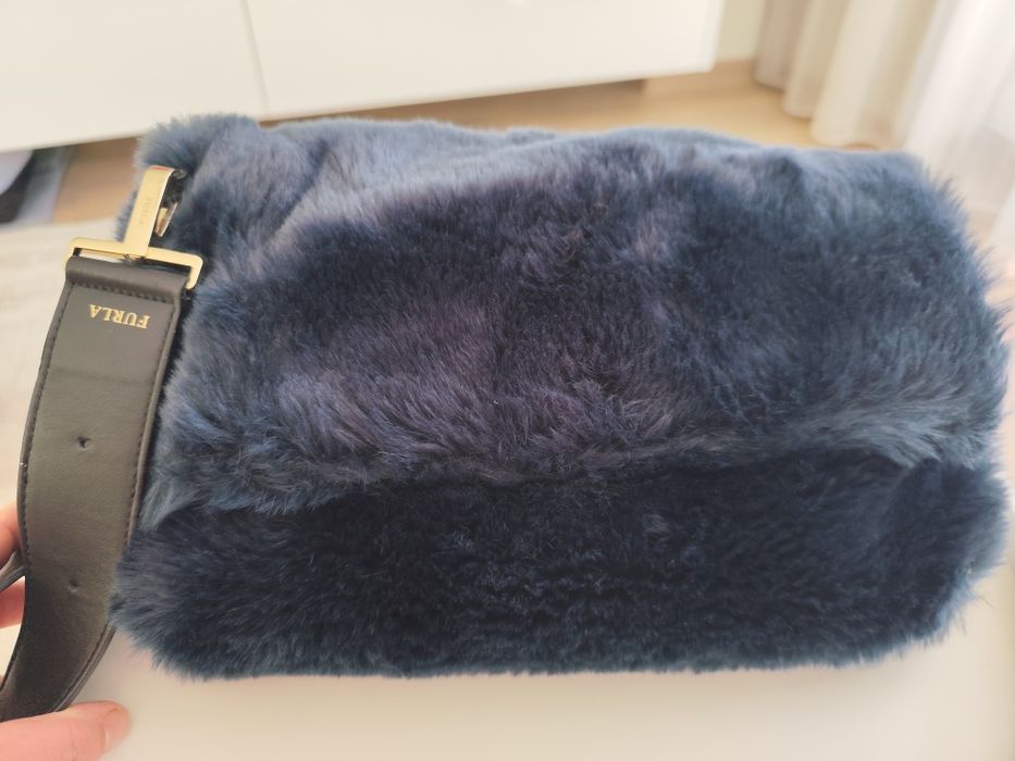 Дамкса чанта Furla Navy