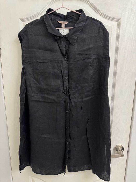 Новые рубашки хлопок /лен H&M, размер L / XL /2XL /3XL (50/64)