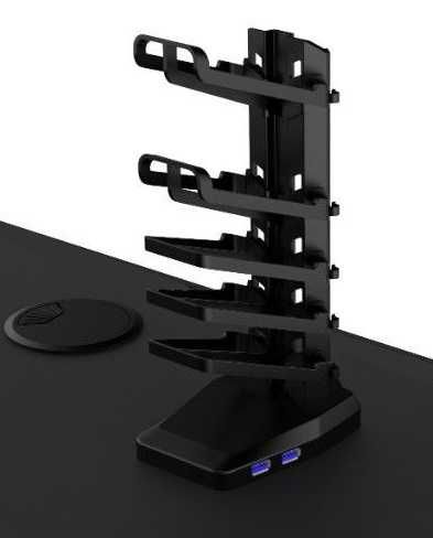 Гейминг бюро Ultradesk - Grand, черно Последна бройка